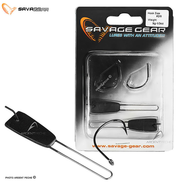 Tête plombée SAVAGE GEAR Crayfish Stealth glider kit