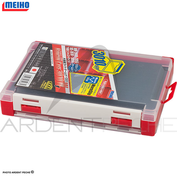 Boite MEIHO Run gun case 3010 W 1 Red