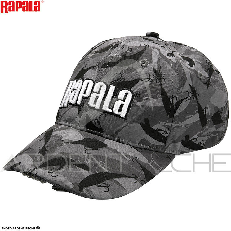 Casquette RAPALA A LED Camou