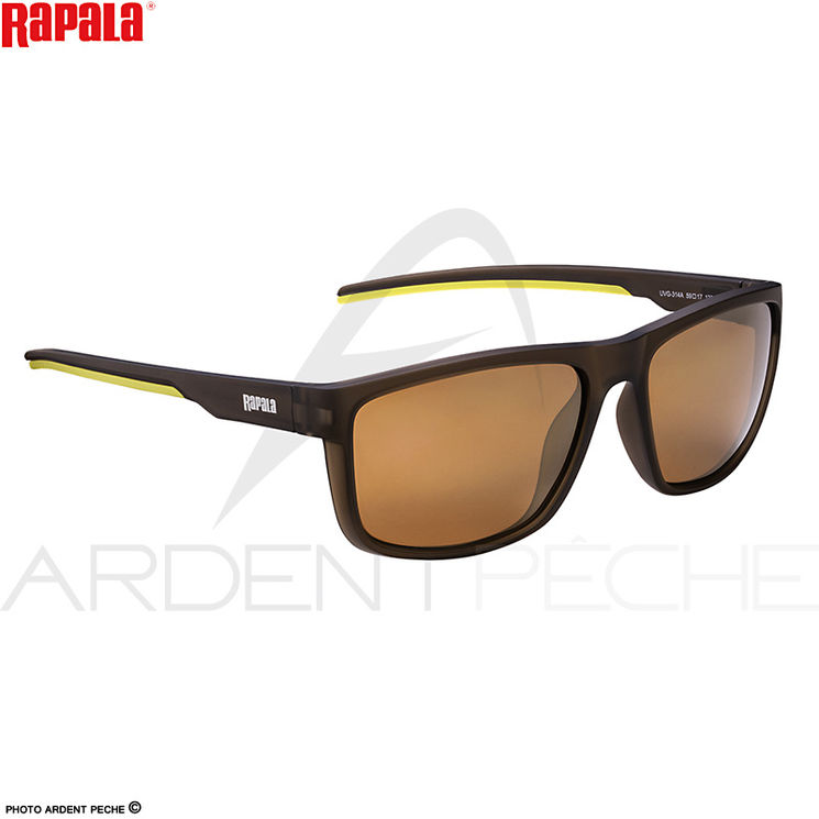 Lunettes polarisantes RAPALA Urban vision gear Jaune marron Marron miroir