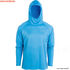 Tee shirt à capuche GRUNDENS Solstrale hoodie Coastal blue