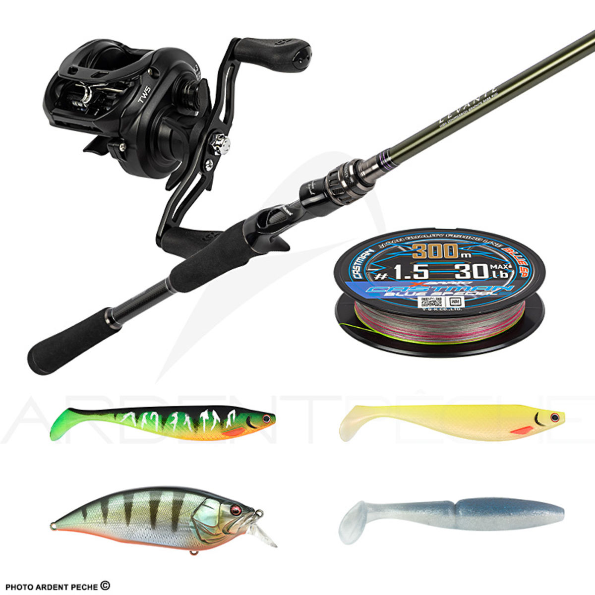 Pack premium casting MEGABASS Levante JP F10 711 LV + DAIWA Tatula HD LTD  200 HL