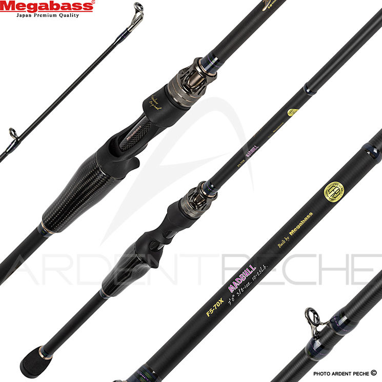 Canne casting MEGABASS Destroyer P5 F5 70 X Mad bull