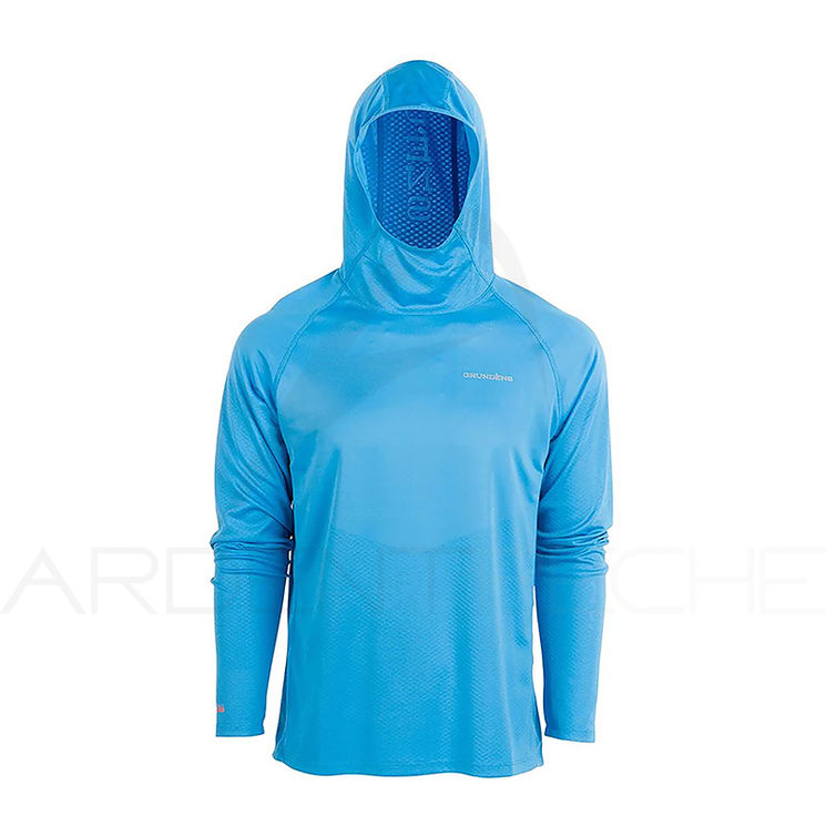 Tee Shirt à capuche GRUNDENS Solstrale pro hoodie Coastal blue