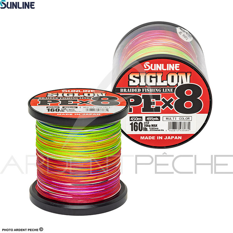 Tresse SUNLINE Siglon braid 8X Tuna broume 450m