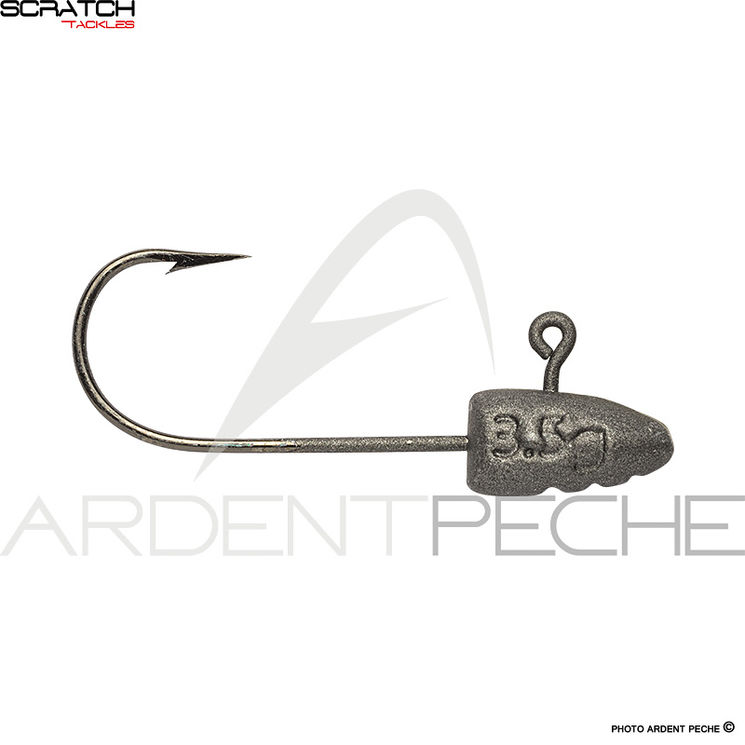 Tête plombée SCRATCH TACKLE Oval classic jig head