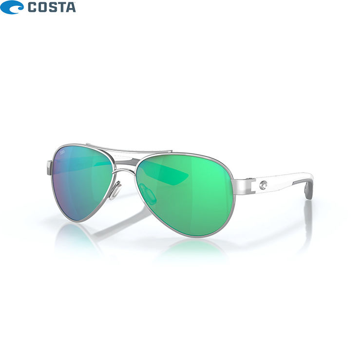 Lunettes polarisantes COSTA DEL MAR Loreto Palladium Green mirror 580G