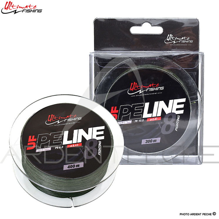 Tresse ULTIMATE FISHING PE Line X8 fighting