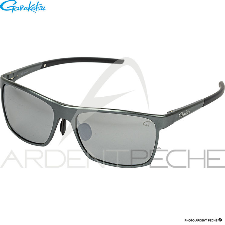 Lunettes polarisantes GAMAKATSU G Glasses alu Light grey/White mirror