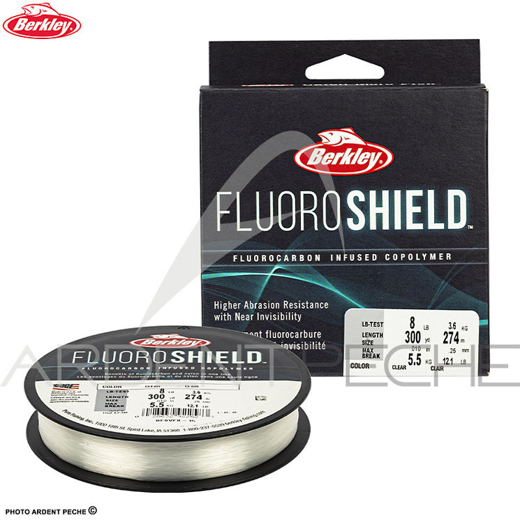 Fils fluorocarbone BERKLEY Fluoroshield 274m