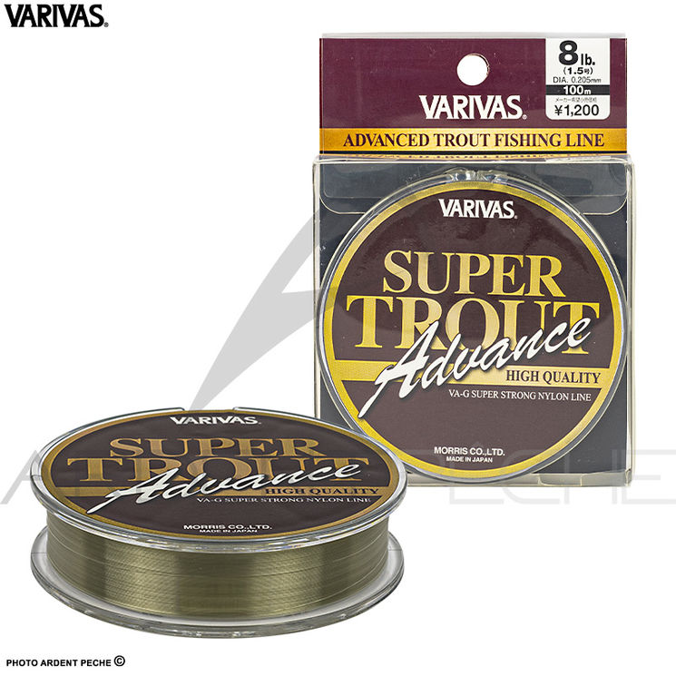 Fils nylon VARIVAS Super trout advance 150m