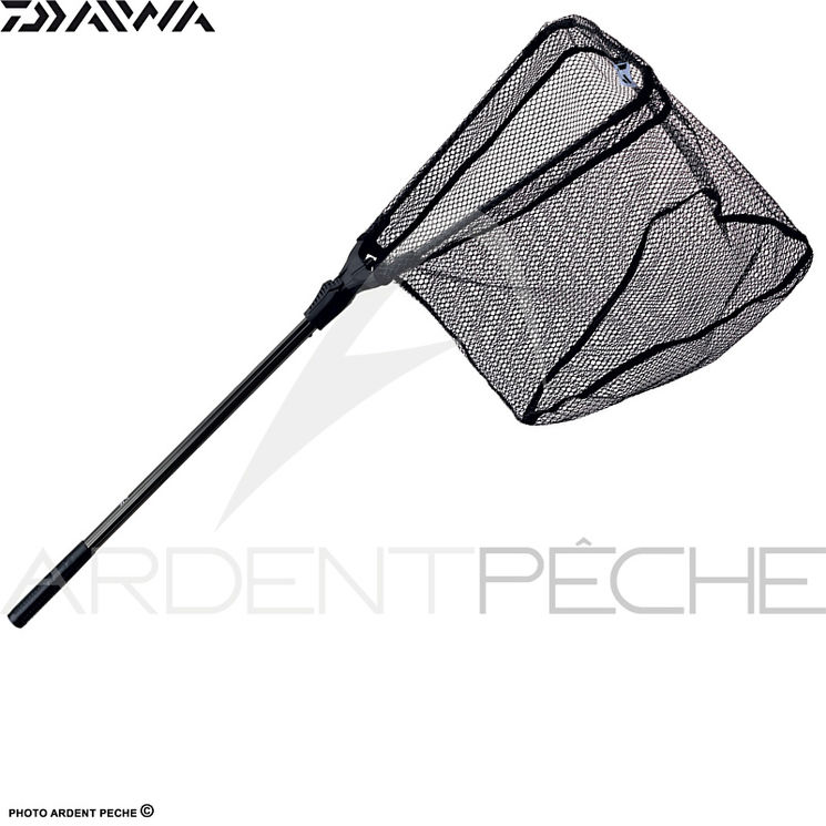 Epuisette DAIWA Téléscopique filet caoutchouc