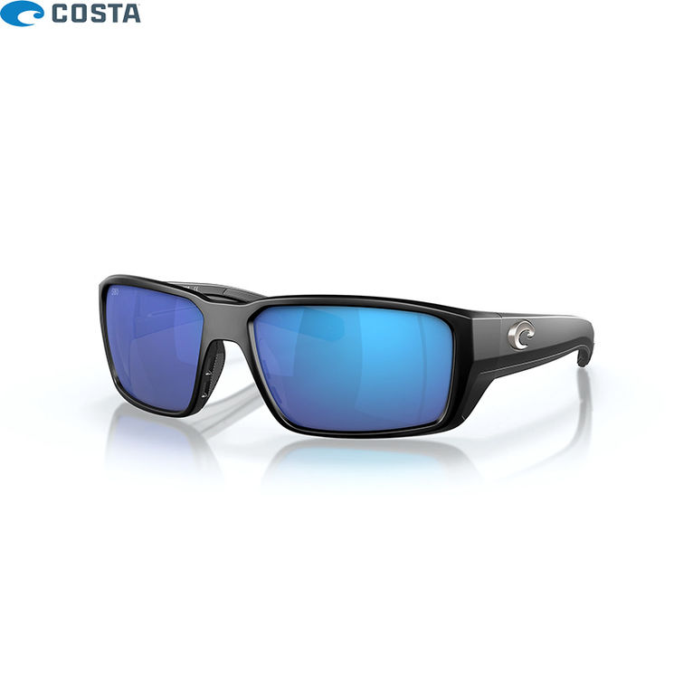 Lunettes polarisantes COSTA DEL MAR Fantail pro Matte black Blue mirror 580G