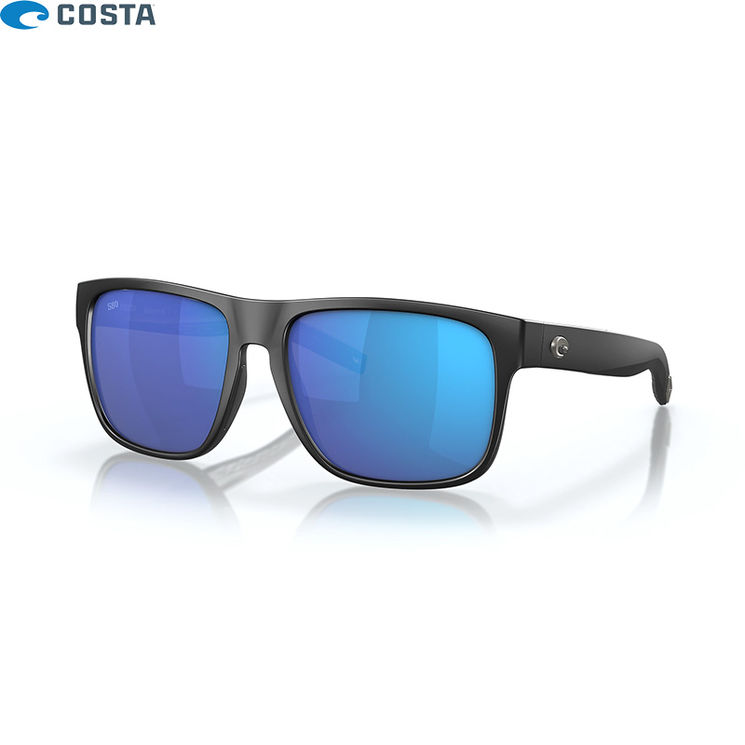 Lunettes polarisantes COSTA DEL MAR Spearo XL Matte black Blue mirror 580G