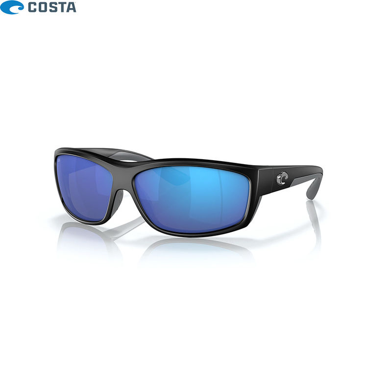 Lunettes polarisantes COSTA DEL MAR Saltbreak Matte black Blue mirror 580G