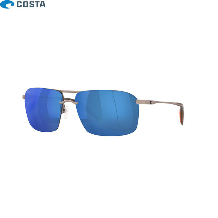 Lunettes polarisantes COSTA DEL MAR Skimmer Matte silver Blue mirror 580P