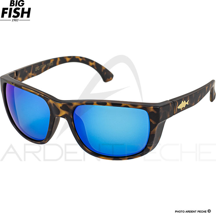 Lunettes polarisantes BIG FISH 1983 Curve fish Sea bass iridium blue