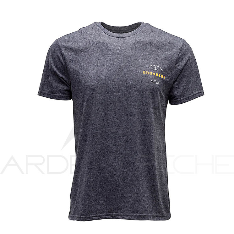 T Shirt GRUNDENS Rope knot SS heather charcoal