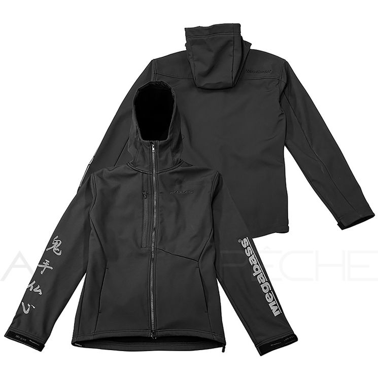 Veste MEGABASS Blowattack hoodie black