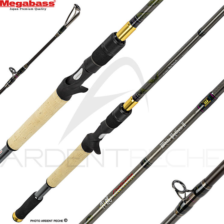 Canne casting MEGABASS Orochi evoluzion F7 76RDti White python