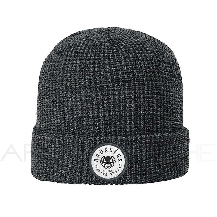 Bonnet GRUNDENS Kracken waffle beanie Heather charcoal