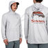 Sweat SIMMS Tech Hoody Artist Series Trout Logo Flame Sterling