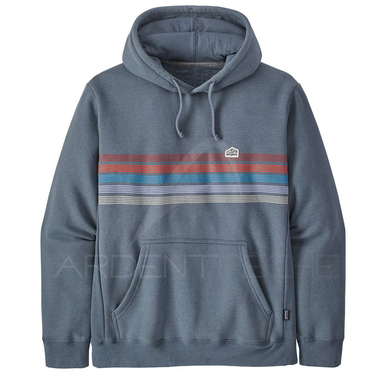 Sweat PATAGONIA M's Line Logo Ridge Stripe Uprisal Plume Grey