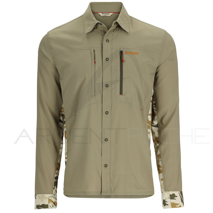 Chemise SIMMS Intruder Bicomp Stone Ghost Camo Stone