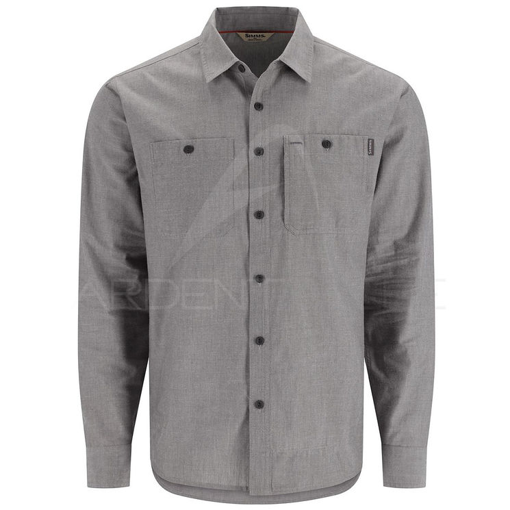 Chemise SIMMS Cutbank Chambray Cinder Chambray