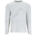 Tee shirt SIMMS Solarflex Crew Sterling/Cinder