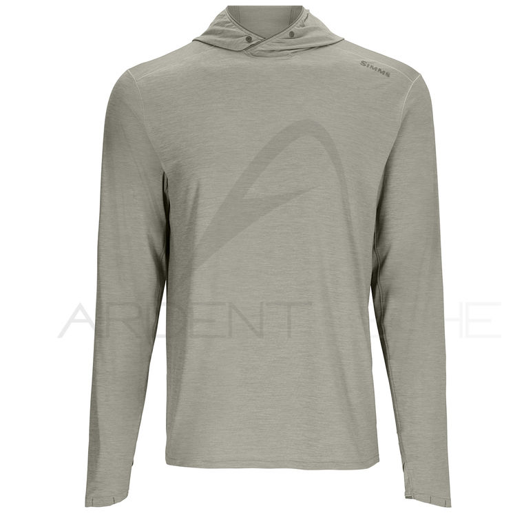 Tee shirt SIMMS Solarflex Cooling Hoody Cinder