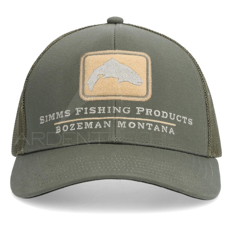 Casquette SIMMS Double Haul Icon Trucker Smokey Olive 