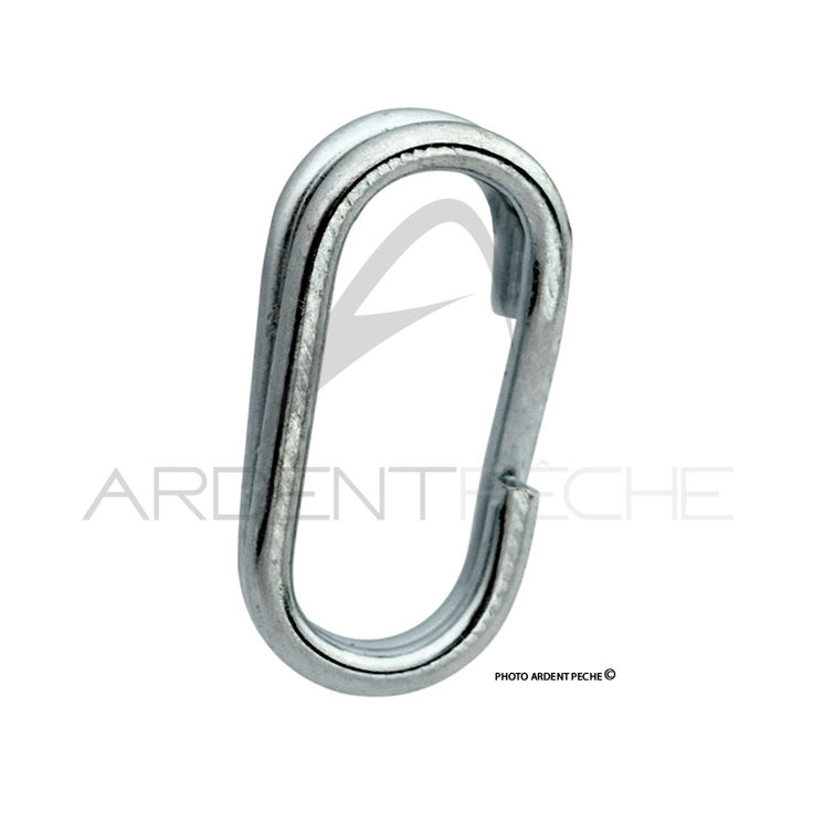 Anneaux brisés W X2 fine oval acier zingué