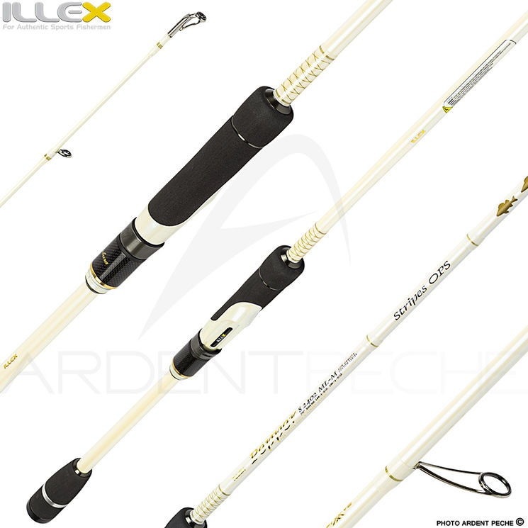 Canne spinning ILLEX Pepper X5 S 2402 ML M Stripes ops