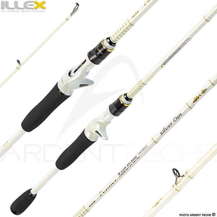 Canne casting ILLEX Pepper X5 B 220 M MH Silver ops