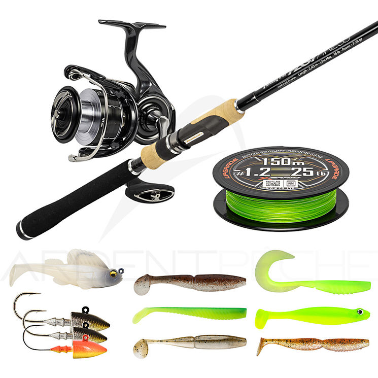 Pack premium spinning TENRYU Fast finess 710 M + Luvias LT