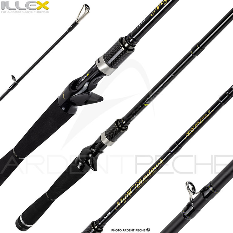 Canne casting ILLEX Night shadows B 200 MH FG Fightback