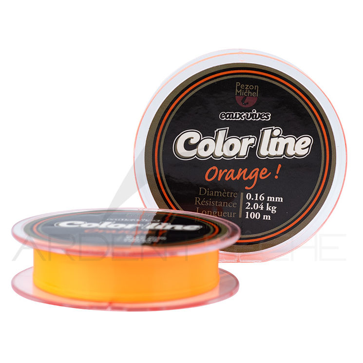 Fils nylon COLOR LINE orange (100m)