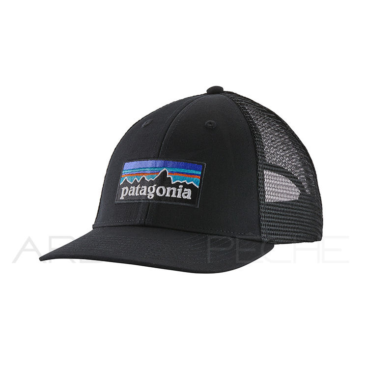 Casquette PATAGONIA P-6 Logo LoPro Trucker Hat Black 