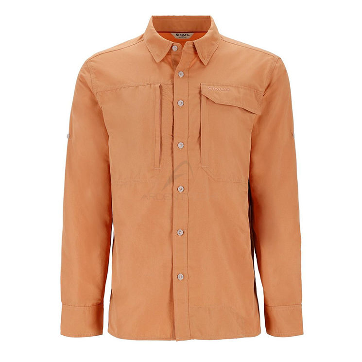 Chemises SIMMS Guide Shirt Orange Maple